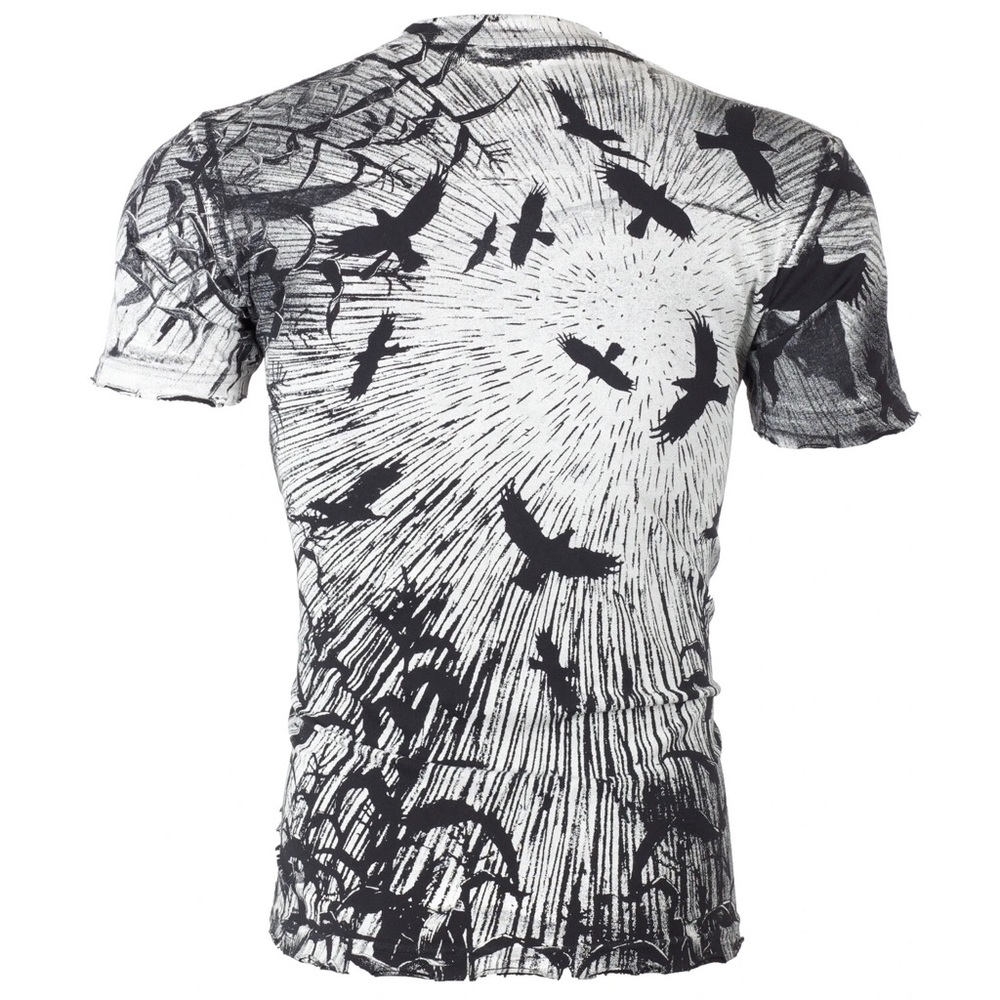 AFFLICTION Men's T-Shirt CORN REAPER - Picture 2 of 8